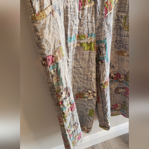 Handmade in India wide leg Overalls NWOT - Picture 3 of 11